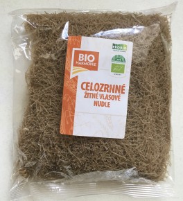 BIO Těstoviny žitné - vlasové nudle 300g